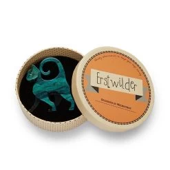 On The Prowl Cat Brooch -Erstwilder bh6897 4000 2