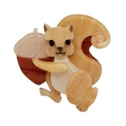 Squirreled Away Brooch