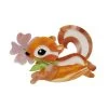 Chocolate The Chipmunk Brooch -Erstwilder bh7012 9020