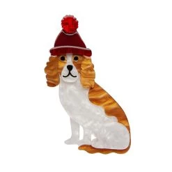 Wintertime Walkies Brooch
