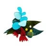 Christmas Holly-Days Brooch