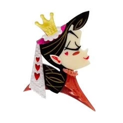 Queen Of Hearts Brooch