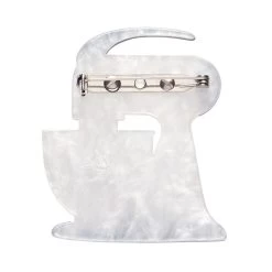 Spin Me Right Round Brooch - White -Erstwilder bhax106spinmerightroundbrooch white 2