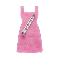 No Strings Attached Brooch - Pink -Erstwilder bhax114nostringsattachedbrooch pink 2