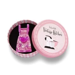 No Strings Attached Brooch - Pink -Erstwilder bhax114nostringsattachedbrooch pink 3