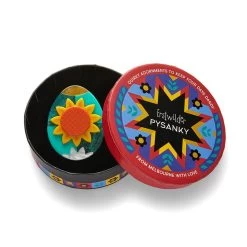 Sunflower Of Love Brooch -Erstwilder bhaz106sunfloweroflovebrooch 3