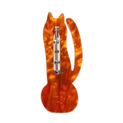 Pumpkin Time Kitty Brooch -Erstwilder bhbs101pumpkintimekittybrooch 2