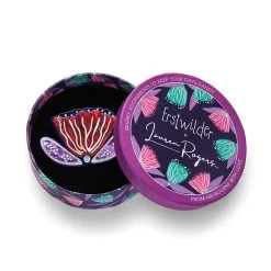 Fervent Feather Flower Brooch -Erstwilder bhcd105ferventfeatherflowerbrooch 3