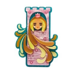 Let Your Hair Down Brooch