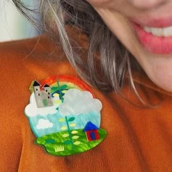 Erstwilder -Erstwilder bhcl117magicbeansbroochmodel