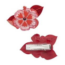 Halcyon Hibiscus Hair Clips Set - 2 Piece 8 Halcyon Hibiscus Hair Clips Set - 2 Piece -Erstwilder d0d41129 1be5 409b a51a 960f64376473
