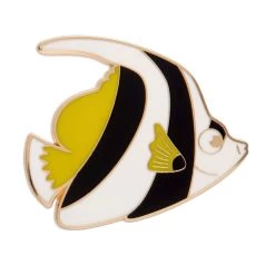Bannerfish Enamel Pin -Erstwilder da88ec6e e256 4024 8a71 955ca94f2a74