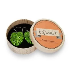 Green Eyed Monster Earrings -Erstwilder e6811 4000 2