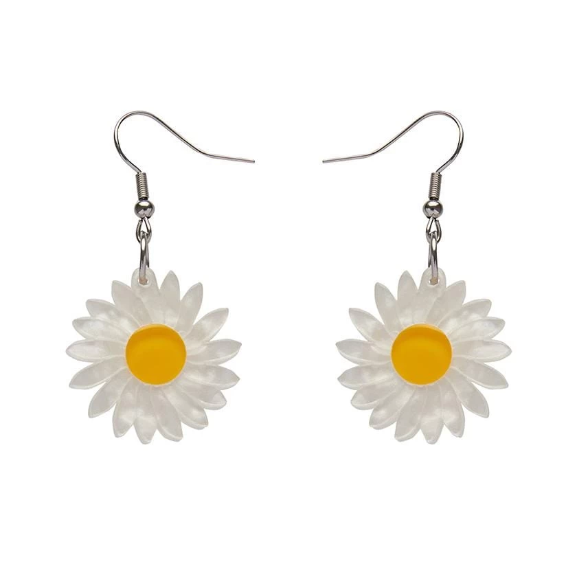 She Loves Me Daisy Drop Earrings 3 She Loves Me Daisy Drop Earrings