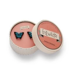 Blue Emperor Earrings -Erstwilder e6975 3270 2