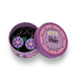 Blue Blooms Earrings -Erstwilder e7399 3000 blue blooms earrings 2