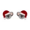 Koala Claus Earrings -Erstwilder e7431 7100 koala claus earrings