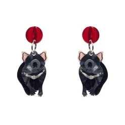 A Devilish Christmas Earrings
