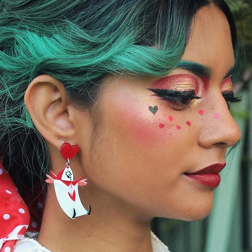 Knave Of Heart Earrings 4 Knave Of Heart Earrings - Image 2