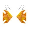 The Memorable Goldfish Drop Earrings -Erstwilder egbf105thememorablegoldfishdropearrings 1