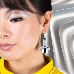 Mission To The Moon Drop Earrings -Erstwilder egbh102