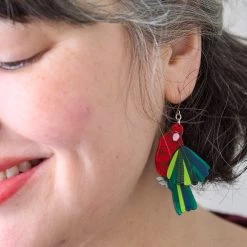 Scarlet Sovereign Earrings