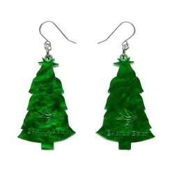 Topped With Tinsel Drop Earrings -Erstwilder egbq101toppedwithtinseldropearrings 2