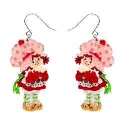 Simple Strawberry Pleasures Drop Earrings