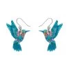 Frida's Hummingbird Drop Earrings -Erstwilder egca106frida shummingbirddropearrings 1