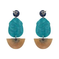 Secret Scarab Drop Earrings -Erstwilder egce103secretscarabdropearrings 2