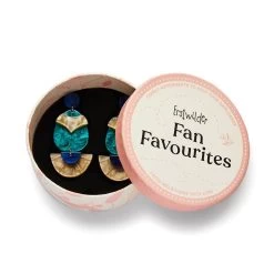 Secret Scarab Drop Earrings -Erstwilder egce103secretscarabdropearrings 3