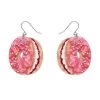 Donut Cake Drop Earrings -Erstwilder egcf101donutcakedropearrings 1