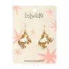 Princely Steed Enamel Drop Earrings -Erstwilder egci102princelysteedenamelearrings 3
