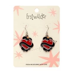 King Of Cobras Enamel Drop Earrings