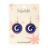 Timely Tale Enamel Drop Earrings -Erstwilder egci105timelytaleenamelearrings 3