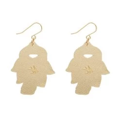 Scarf Souvenir Enamel Drop Earrings -Erstwilder egci107scarfsouvenirenamelearrings 2