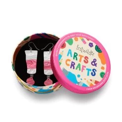 Idyllic Acrylic Drop Earrings -Erstwilder egck102idyllicacrylicdropearrings 3