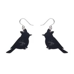 Rosie The Robin Drop Earrings -Erstwilder egcp104rosietherobindropearrings 2