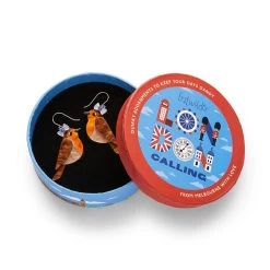 Rosie The Robin Drop Earrings -Erstwilder egcp104rosietherobindropearrings 3