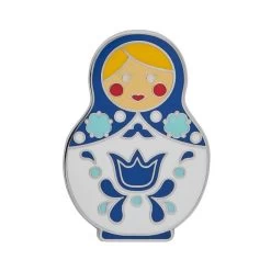 Matryoshka Memories Large Enamel Pin