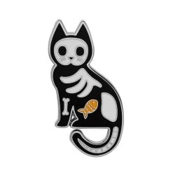 Tabby Tombstone Enamel Pin