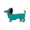 Spiffy The Sausage Dog Enamel Pin -Erstwilder ep0093 4300