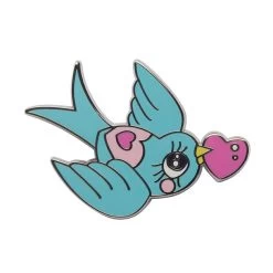 Piper The Love Bird Enamel Pin -Erstwilder ep0153 3000 piper the love bird enamel pin