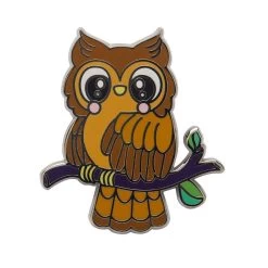 Owl Eyes On You Enamel Pin -Erstwilder ep0154 9000 owl eyes on you enamel pin