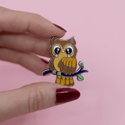 Owl Eyes On You Enamel Pin
