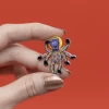 Henry The Octopus Enamel Pin -Erstwilder ep0191 0100 henry the octopus enamel pin handheld