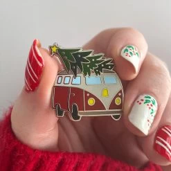 Seasonal Delivery Enamel Pin