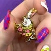 The White Rabbit Announces Enamel Pin -Erstwilder ep0218 1