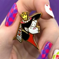 Queen Of Hearts Enamel Pin
