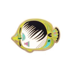 The Bedazzling Butterflyfish Enamel Pin -Erstwilder ep9de51